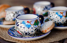 Cargar imagen en el visor de la galería, Juego de café 6 personas Relieve-4 (5906776326305)