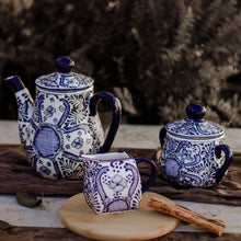 Cargar imagen en el visor de la galería, Juego de café 6 personas Azul #2 (5997941915809)